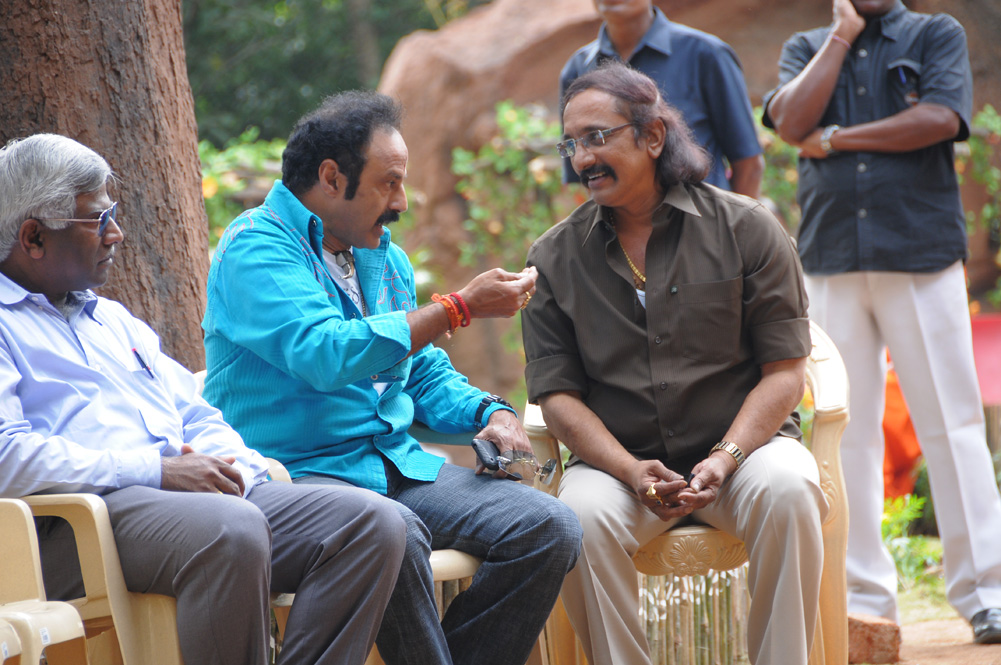 Sri Rama Rajyam Movie Working Stills Event hd photo