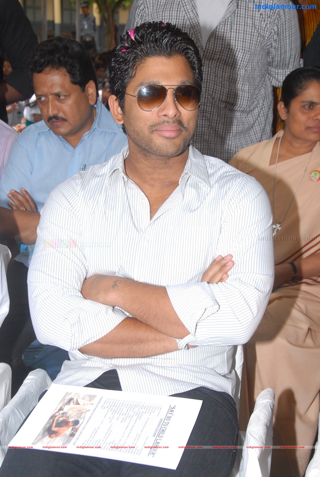 Allu Arjun promotes Anti Child Labour Event hd photo