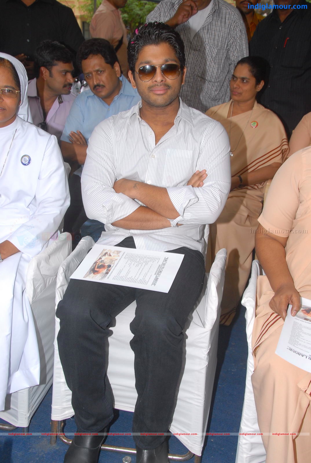 Allu Arjun promotes Anti Child Labour Event hd photo