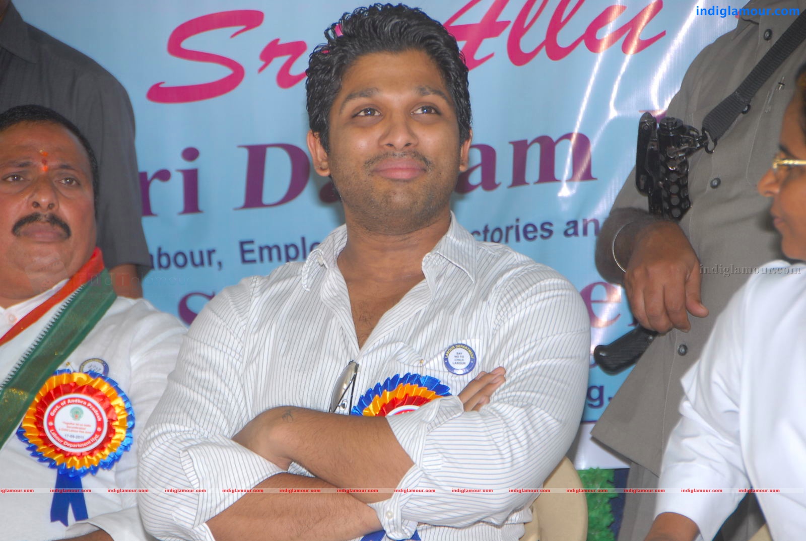 Allu Arjun promotes Anti Child Labour Event hd photo