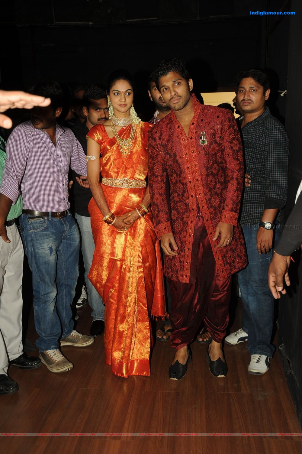 Allu Arjun Marriage Reception Event hd photo