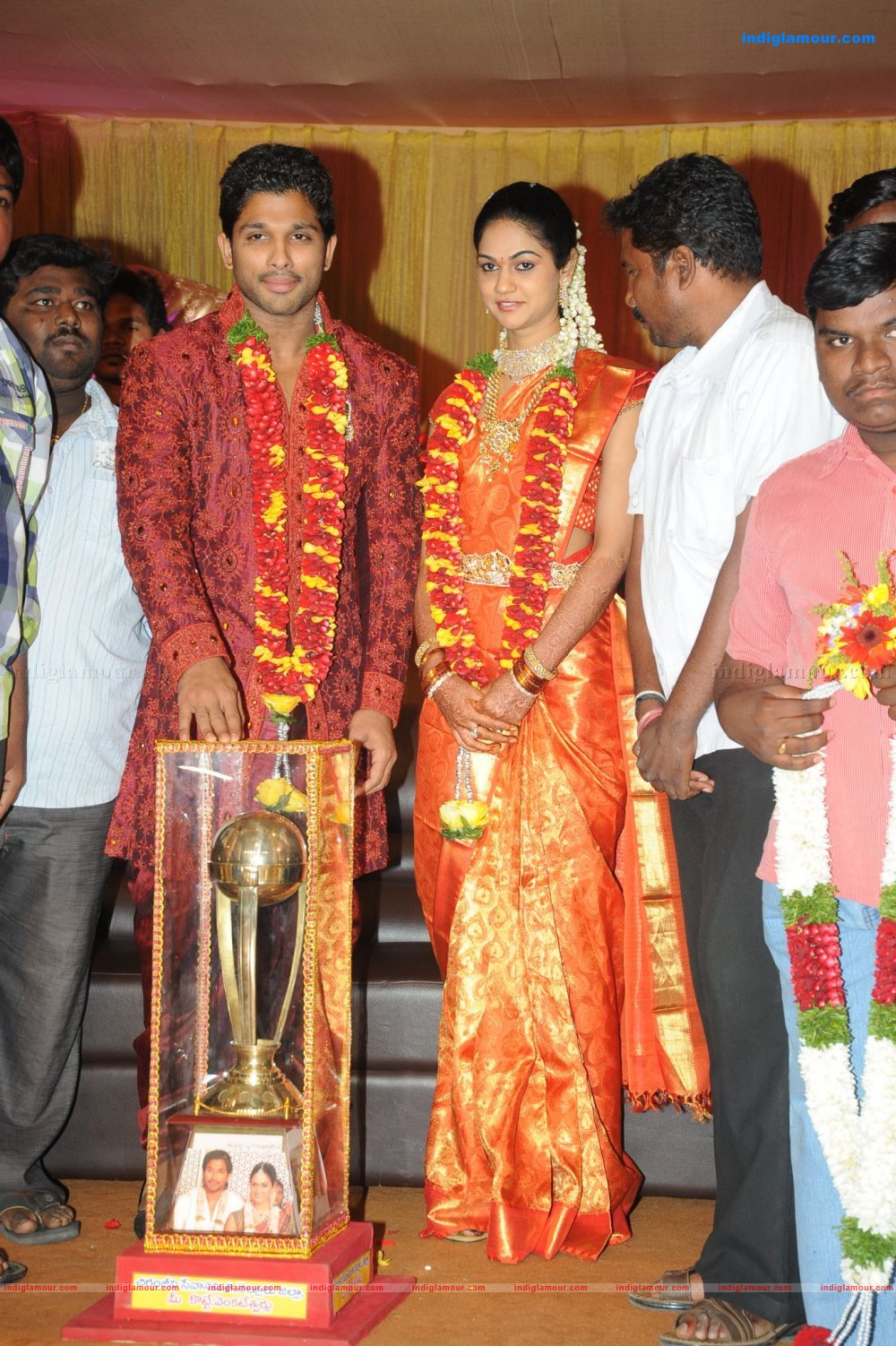 Allu Arjun Marriage Reception Event hd photo