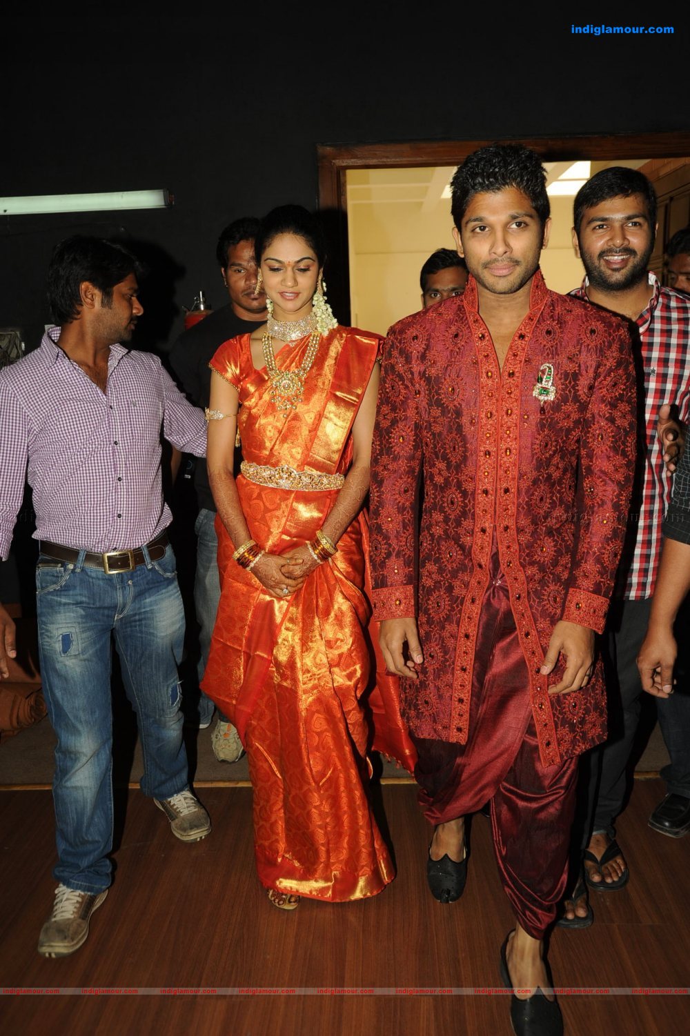 Allu Arjun Marriage Reception Event hd photo
