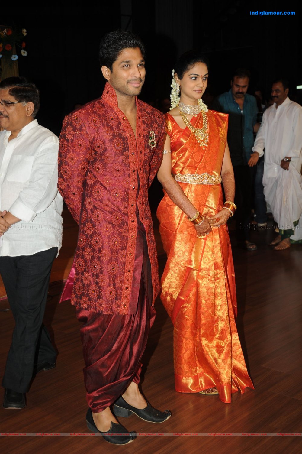 Allu Arjun Marriage Reception Event hd photo