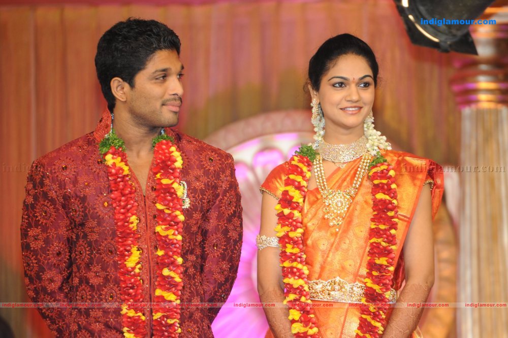 Allu Arjun Marriage Reception Event hd photo