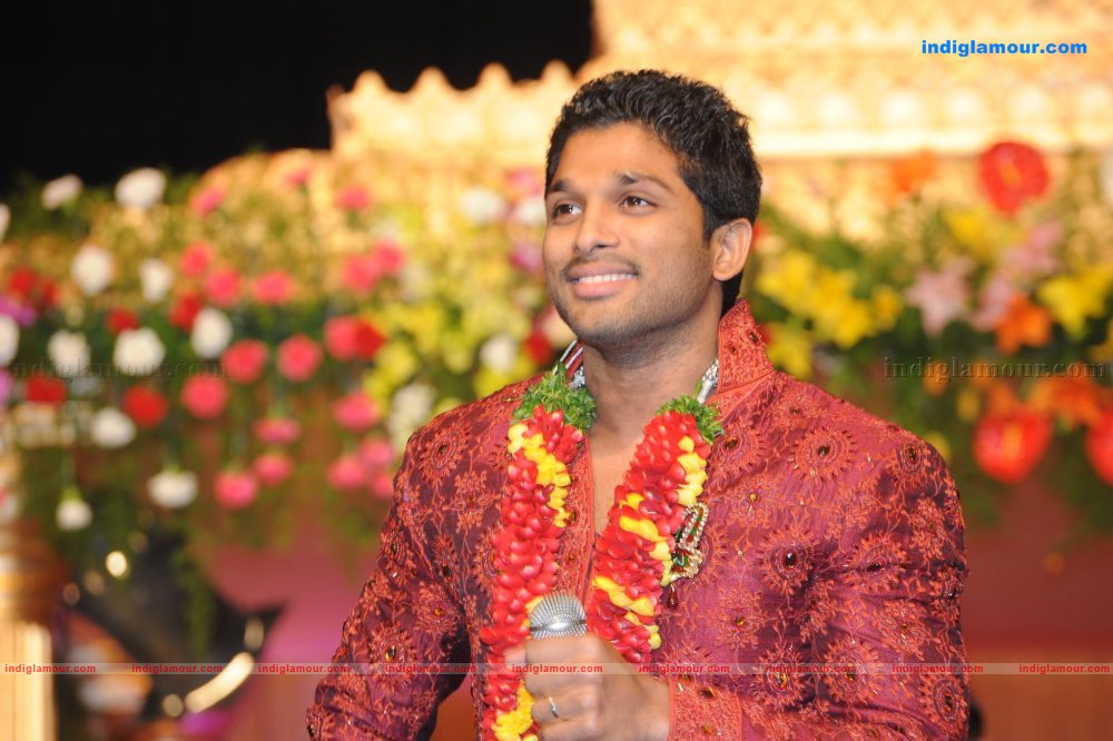 Allu Arjun Marriage Reception Event hd photo