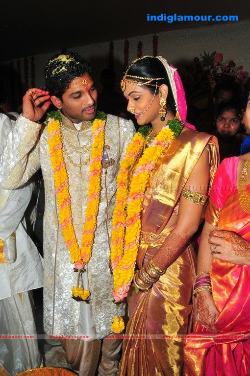 Allu Arjun Weds Sneha Reddy Event hd photo