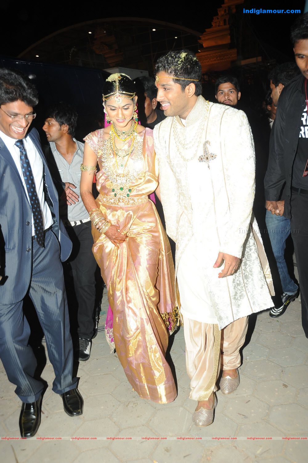 Allu Arjun Weds Sneha Reddy Event hd photo