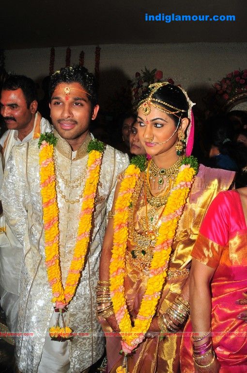 Allu Arjun Weds Sneha Reddy Event hd photo