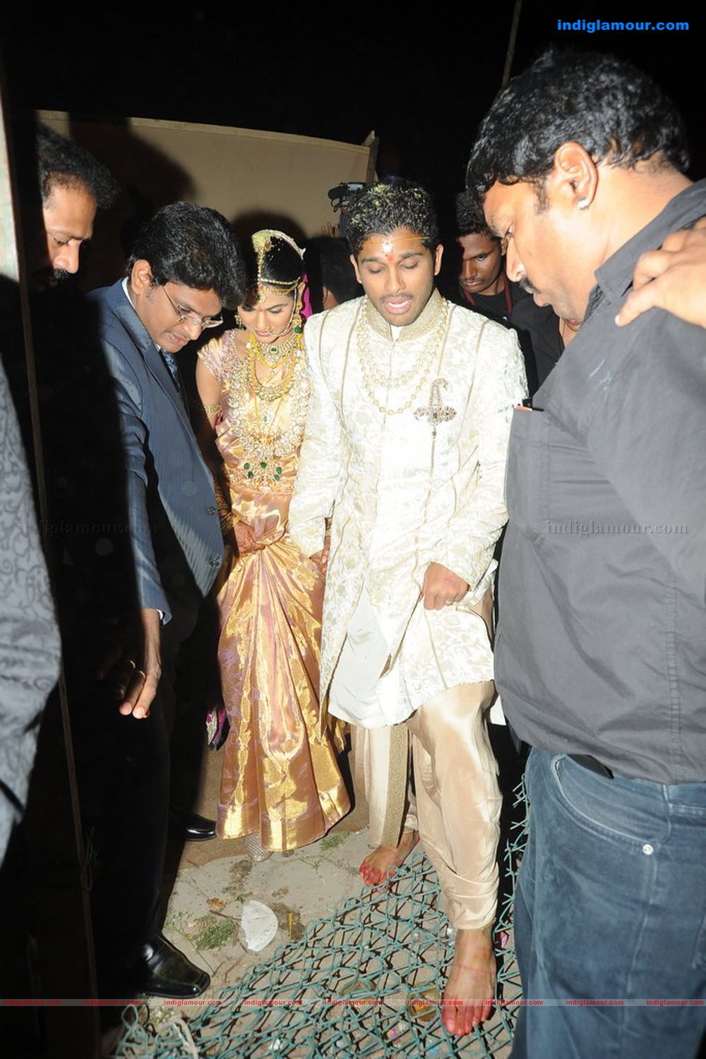 Allu Arjun Weds Sneha Reddy Event hd photo