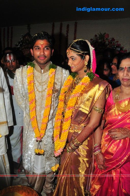 Allu Arjun Weds Sneha Reddy Event hd photo