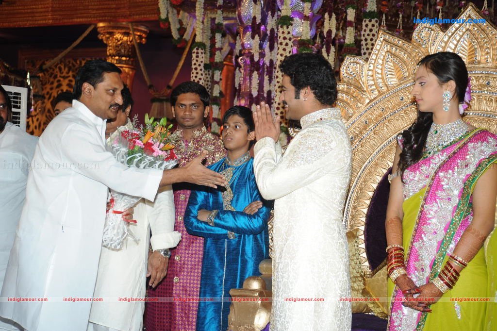 Junior NTR Wedding Reception Event hd photo