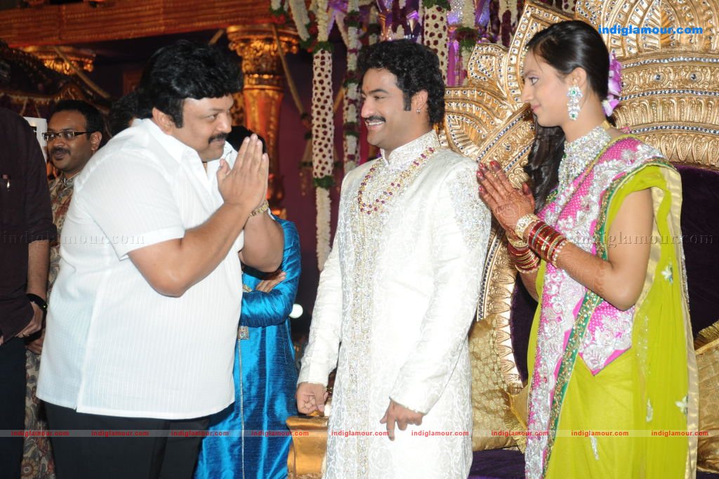 Junior NTR Wedding Reception Event hd photo