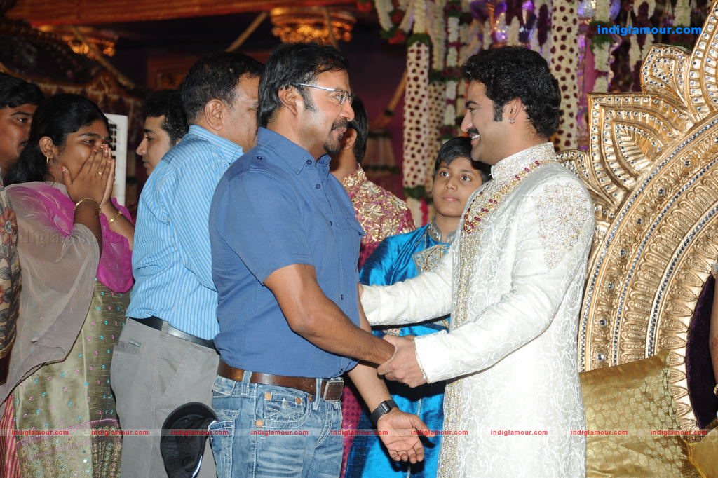 Junior NTR Wedding Reception Event hd photo