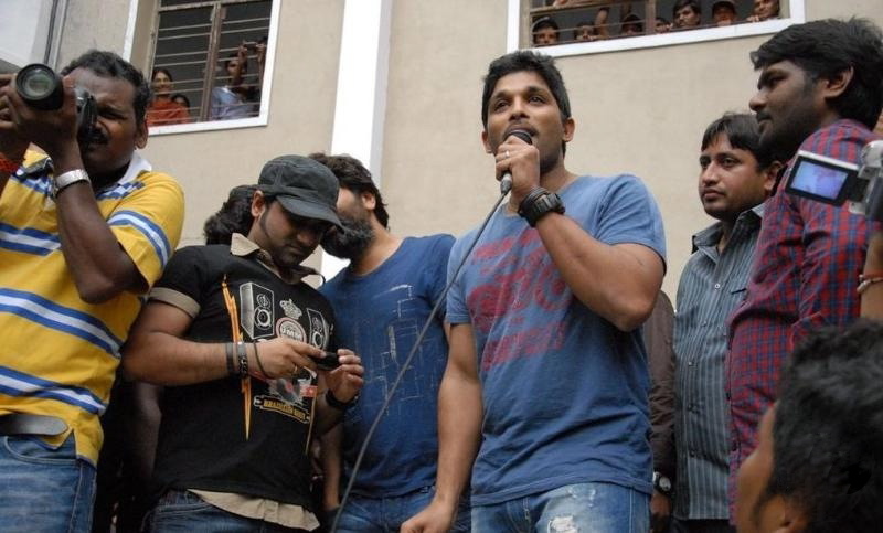 Julayi team at TKR College Stills Event hd photo