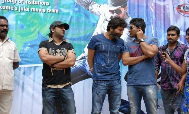 Julayi team at TKR College Stills Event hd photo