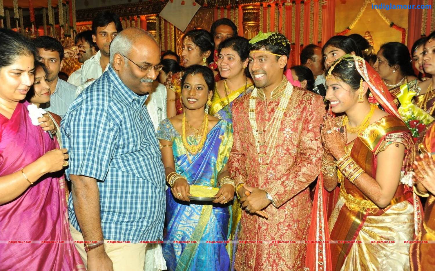 Music Director Koti Daughter Wedding Photos Event hd photo