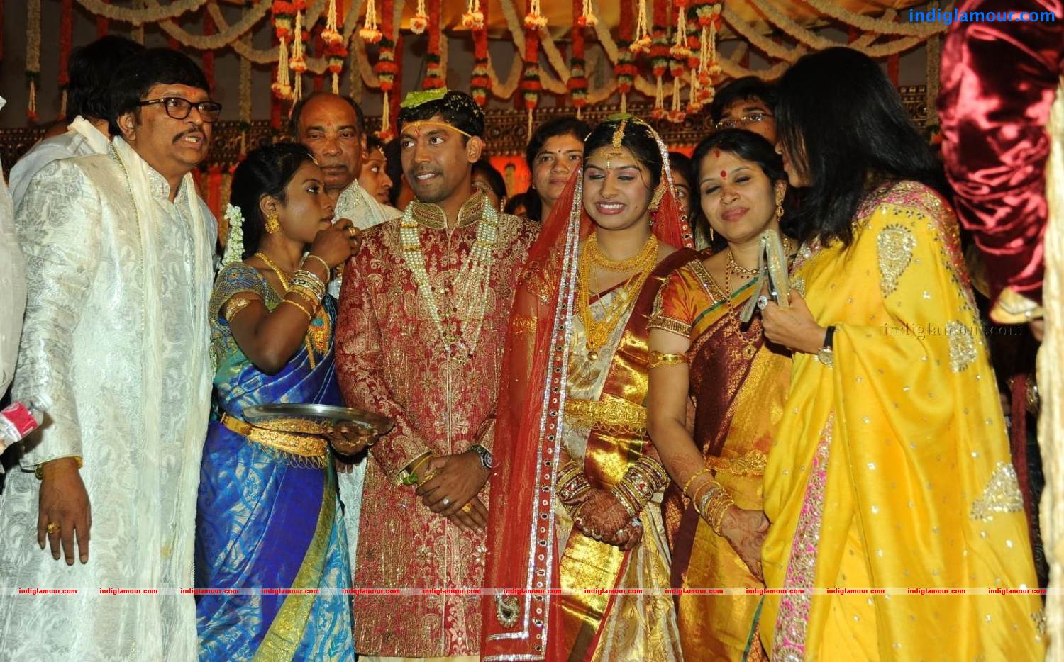 Music Director Koti Daughter Wedding Photos Event hd photo