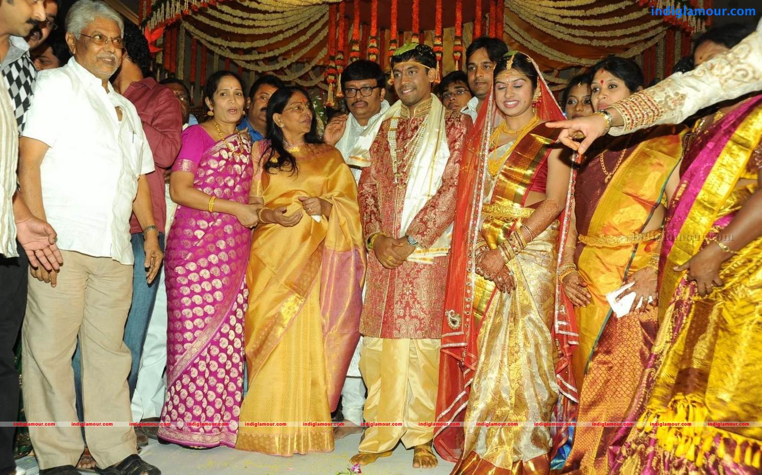 Music Director Koti Daughter Wedding Photos Event hd photo