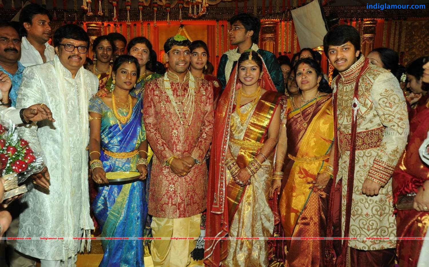 Music Director Koti Daughter Wedding Photos Event hd photo