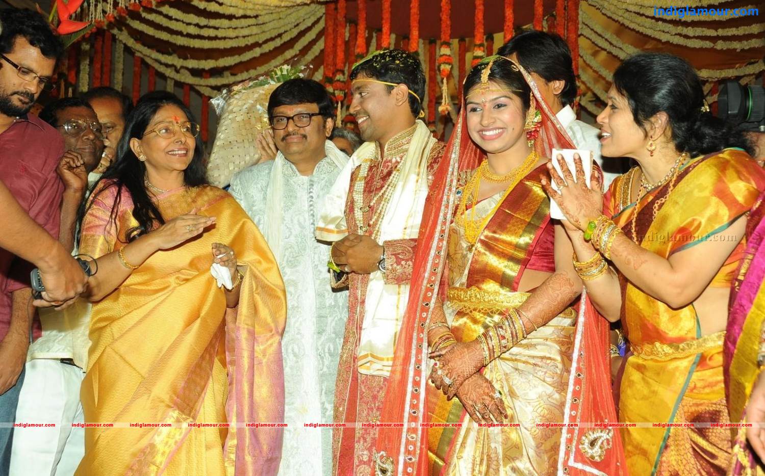 Music Director Koti Daughter Wedding Photos Event hd photo