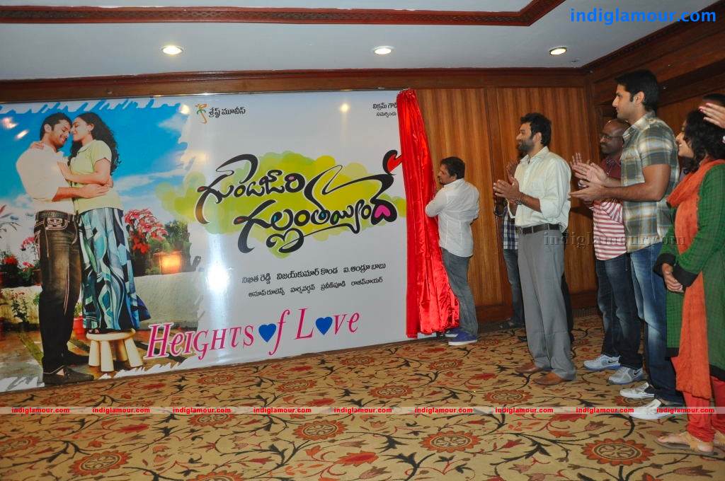 Gunde Jaari Gallanthayyinde Movie Logo Launch Photos Event hd photo