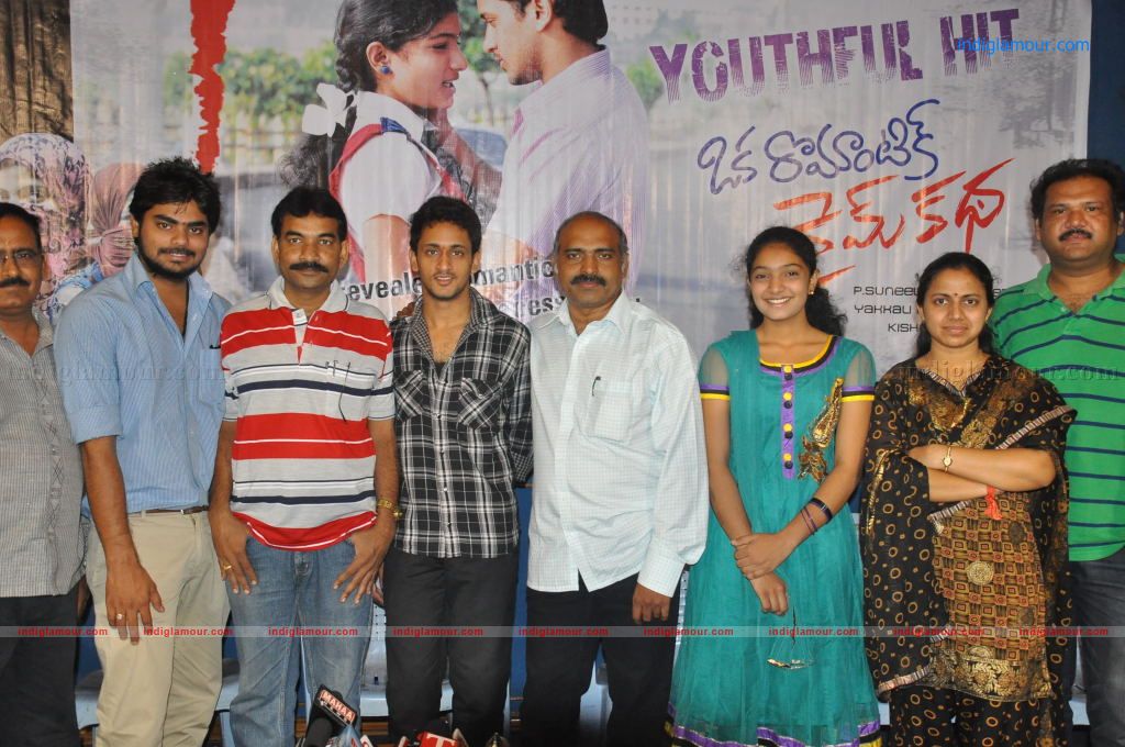 Oka Romantic Crime Katha Success Meet Event hd photo