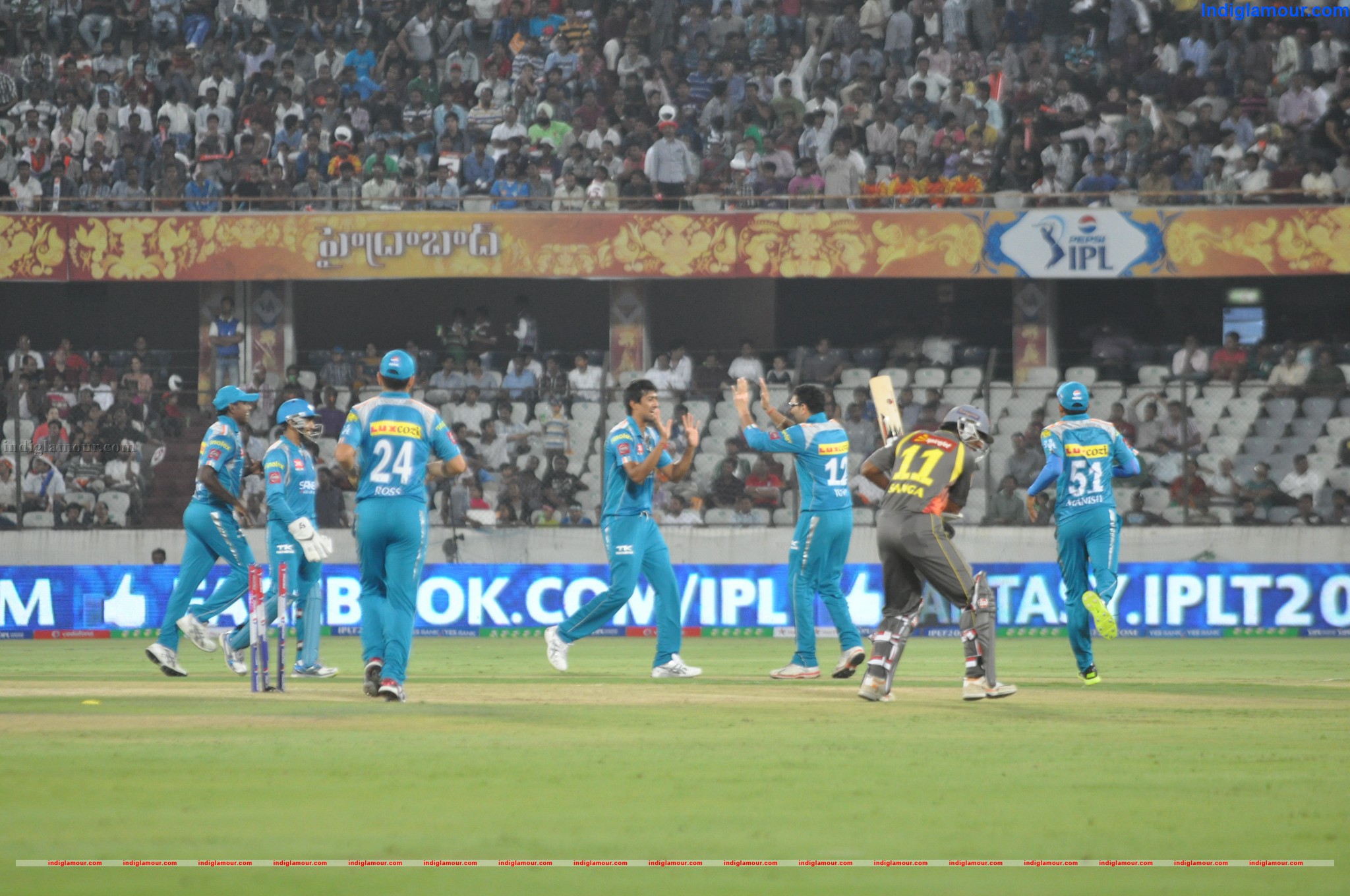 Match 3, Rajiv Gandhi Cricket Stadium, Hyderabad Hyderabad vs Pune Event hd photo
