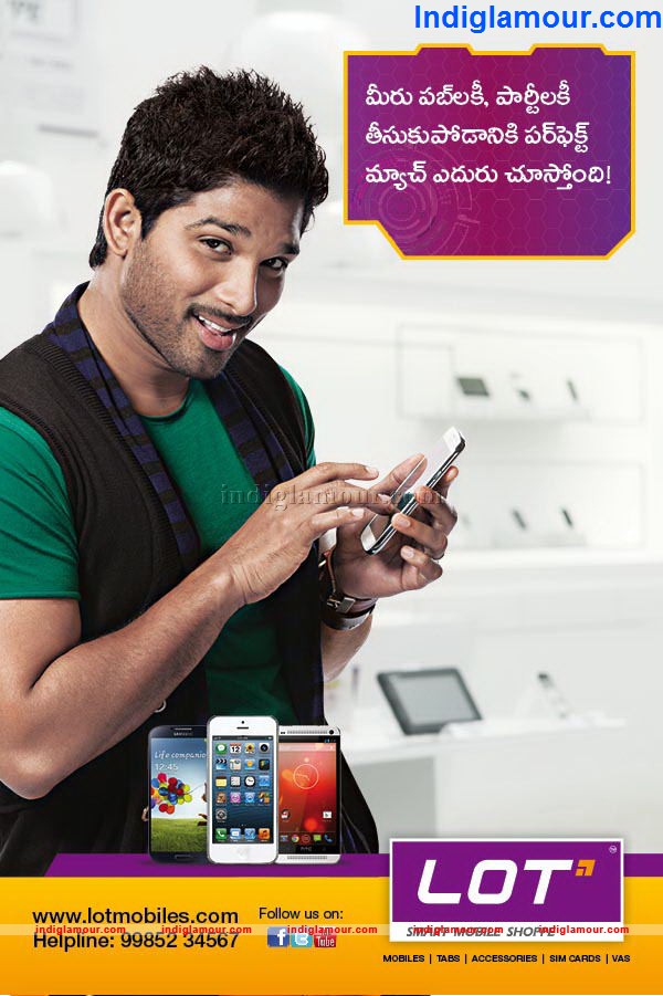 Allu Arjun as LOT Mobiles Brand Ambassador Event hd photo
