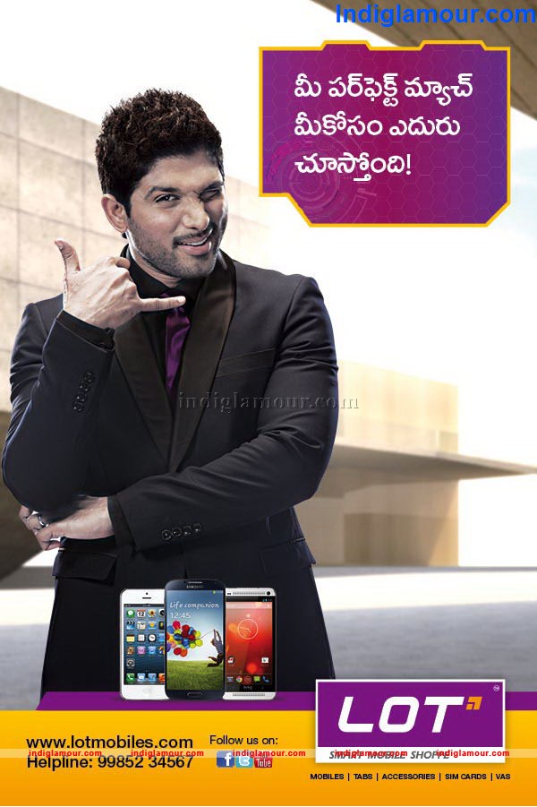 Allu Arjun as LOT Mobiles Brand Ambassador Event hd photo
