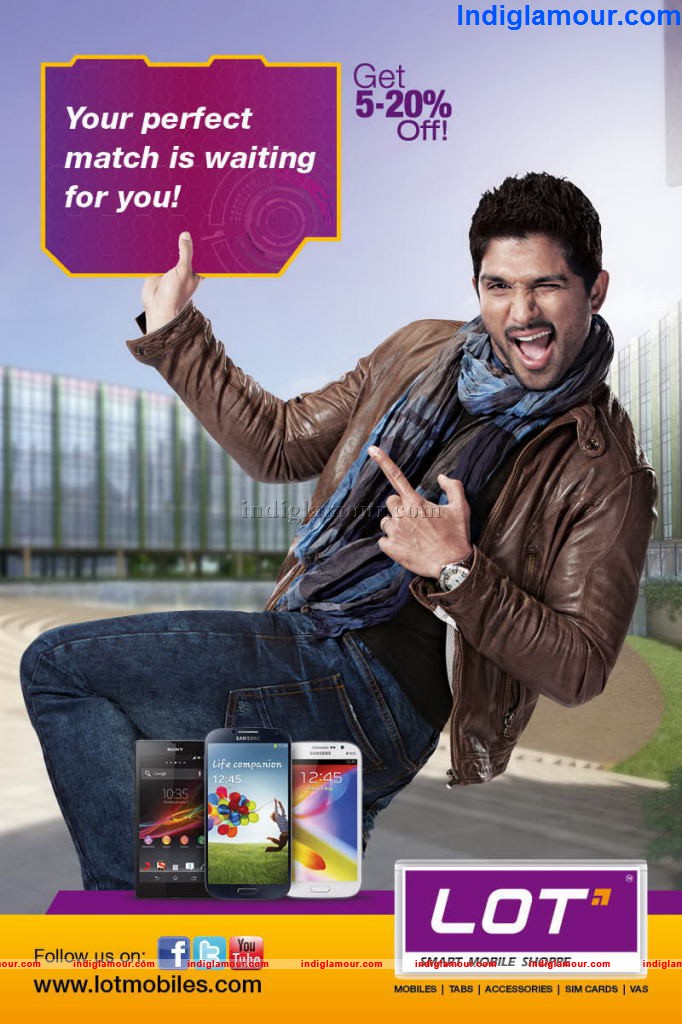 Allu Arjun as LOT Mobiles Brand Ambassador Event hd photo