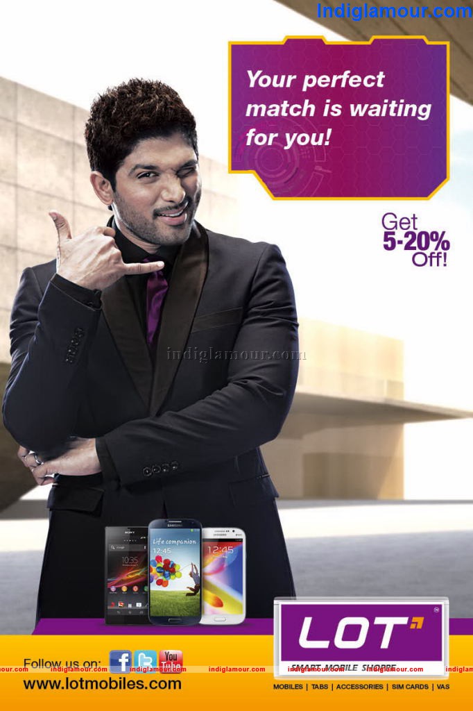 Allu Arjun as LOT Mobiles Brand Ambassador Event hd photo