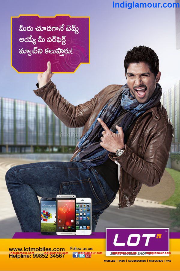 Allu Arjun as LOT Mobiles Brand Ambassador Event hd photo