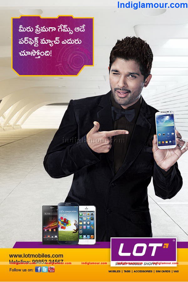 Allu Arjun as LOT Mobiles Brand Ambassador Event hd photo