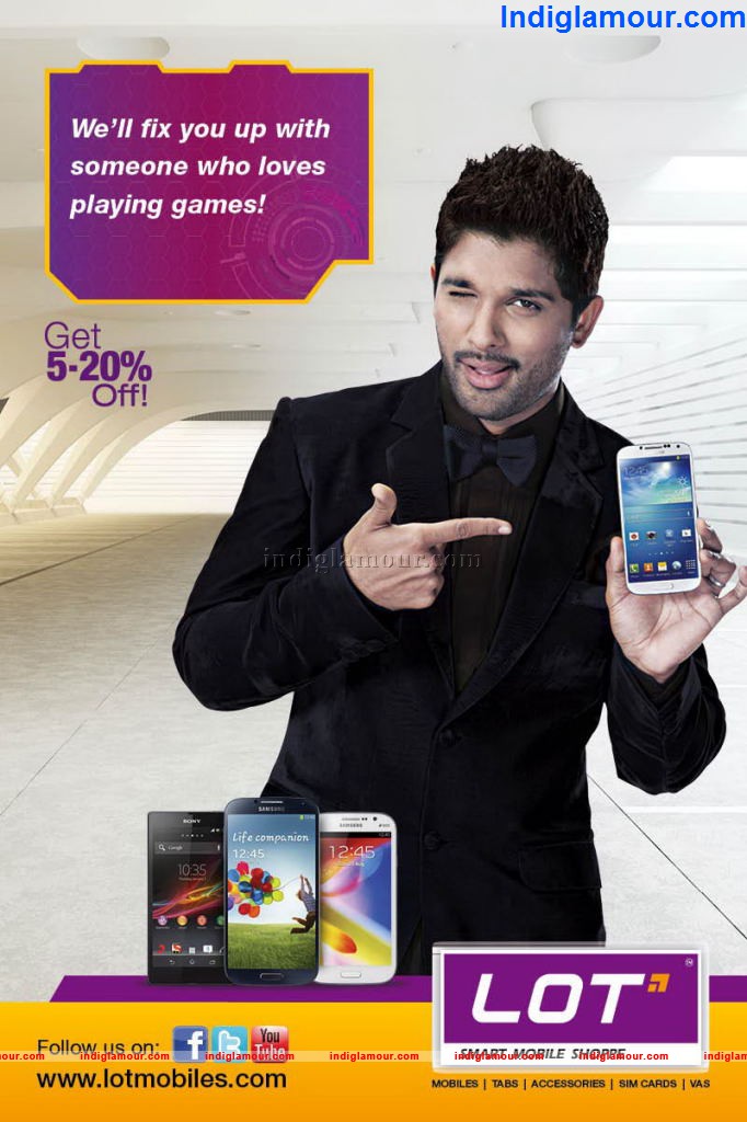 Allu Arjun as LOT Mobiles Brand Ambassador Event hd photo