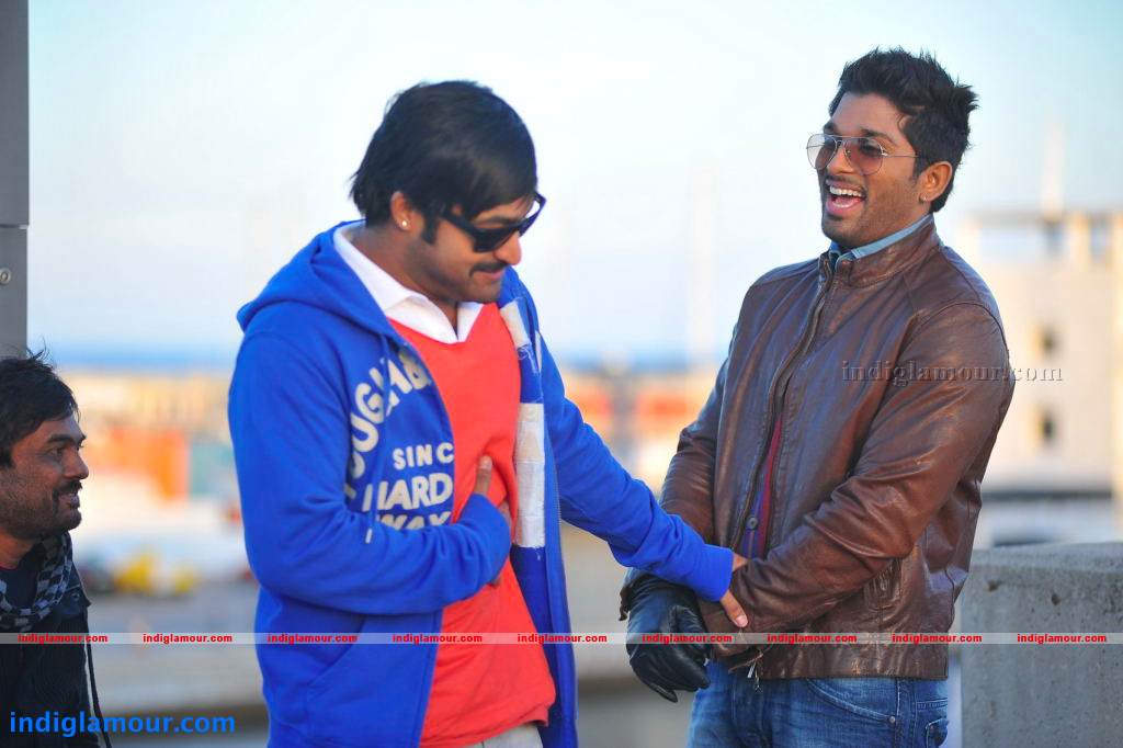 Allu Arjun with Jr Ntr Spain Pics Event hd photo