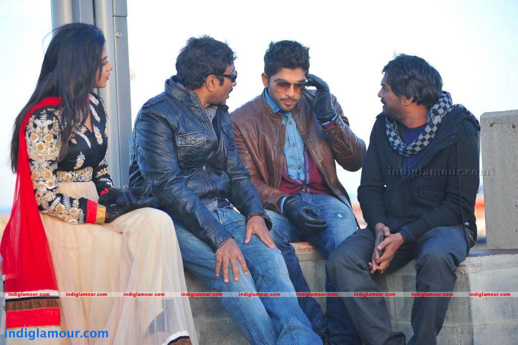 Allu Arjun with Jr Ntr Spain Pics Event hd photo