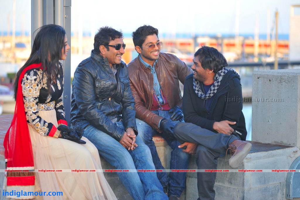Allu Arjun with Jr Ntr Spain Pics Event hd photo