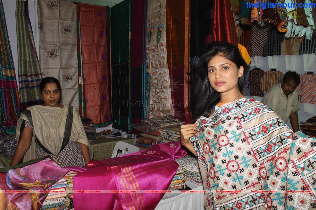 Celebs at National Silk and Cotton Expo Event hd photo