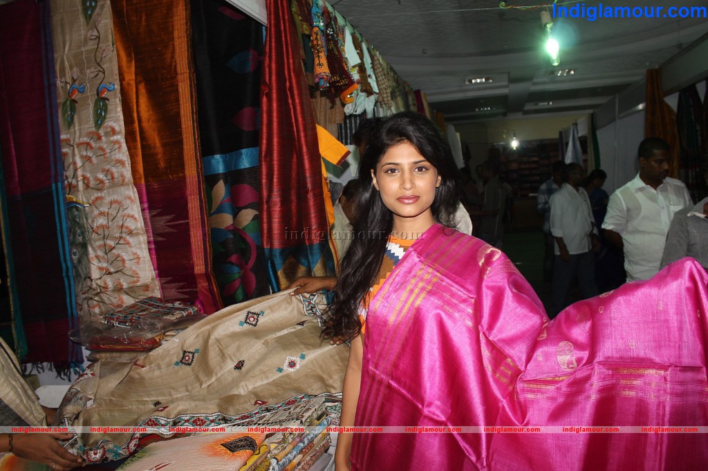 Celebs at National Silk and Cotton Expo Event hd photo