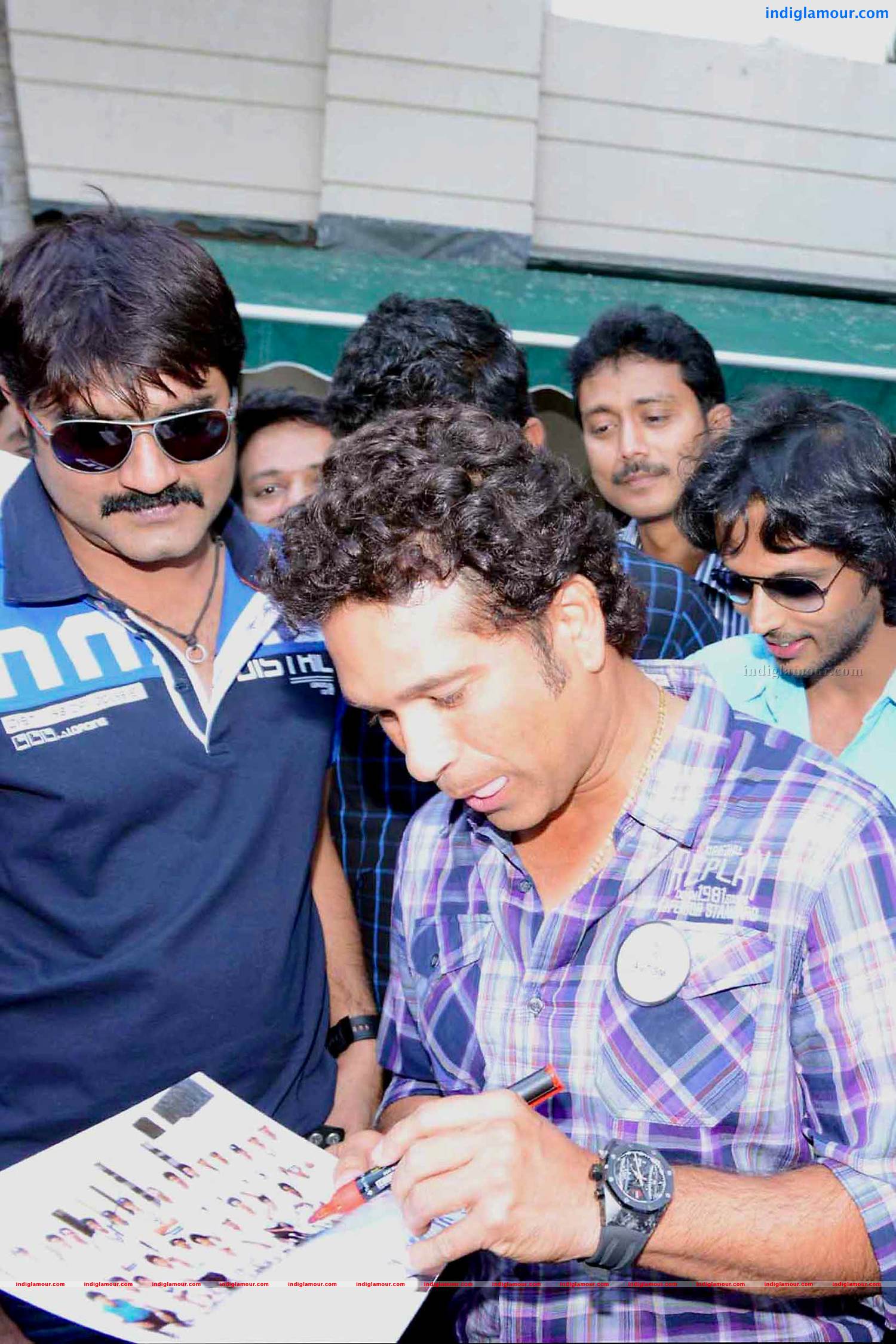 Telugu Warriors Team meet Mr.Sachin And Mr Laxman at ITC Kakatiya Event hd photo