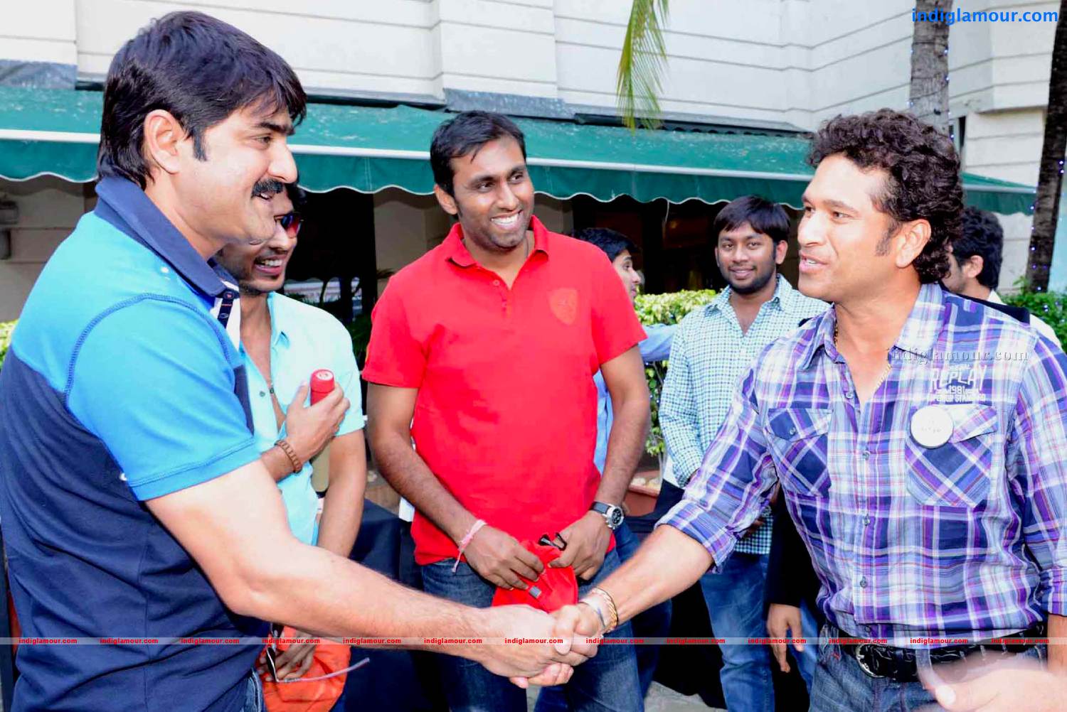Telugu Warriors Team meet Mr.Sachin And Mr Laxman at ITC Kakatiya Event hd photo