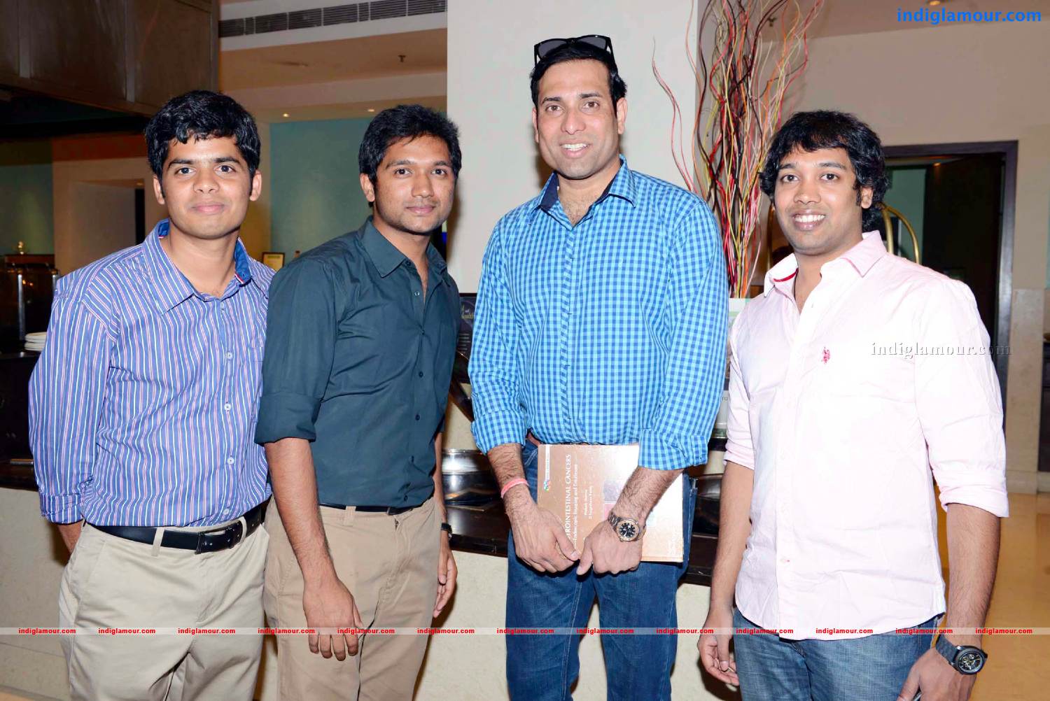 Telugu Warriors Team meet Mr.Sachin And Mr Laxman at ITC Kakatiya Event hd photo