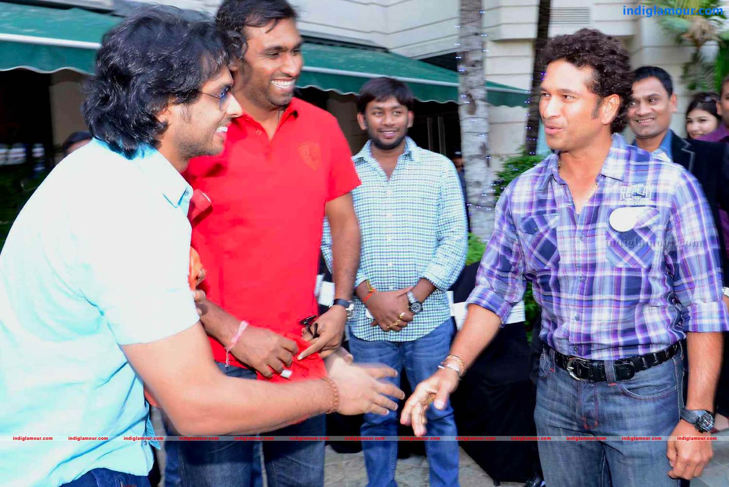 Telugu Warriors Team meet Mr.Sachin And Mr Laxman at ITC Kakatiya Event hd photo