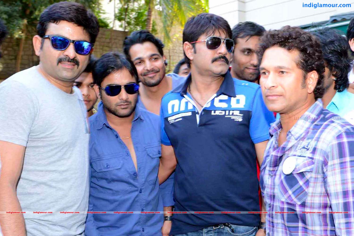 Telugu Warriors Team meet Mr.Sachin And Mr Laxman at ITC Kakatiya Event hd photo