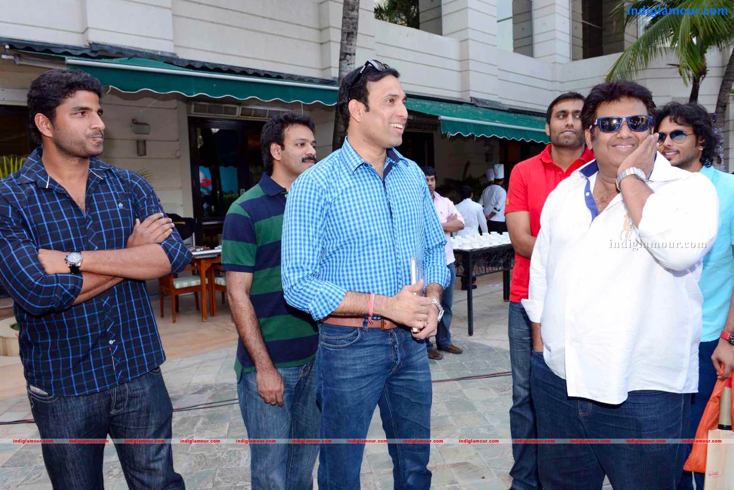Telugu Warriors Team meet Mr.Sachin And Mr Laxman at ITC Kakatiya Event hd photo