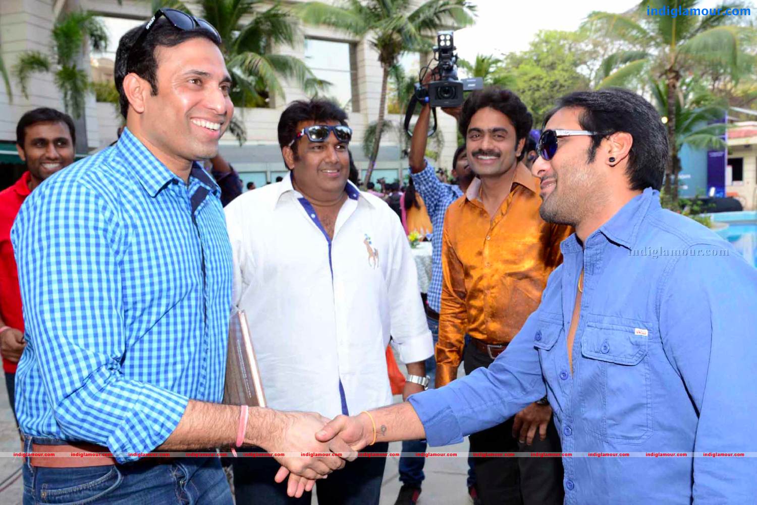 Telugu Warriors Team meet Mr.Sachin And Mr Laxman at ITC Kakatiya Event hd photo
