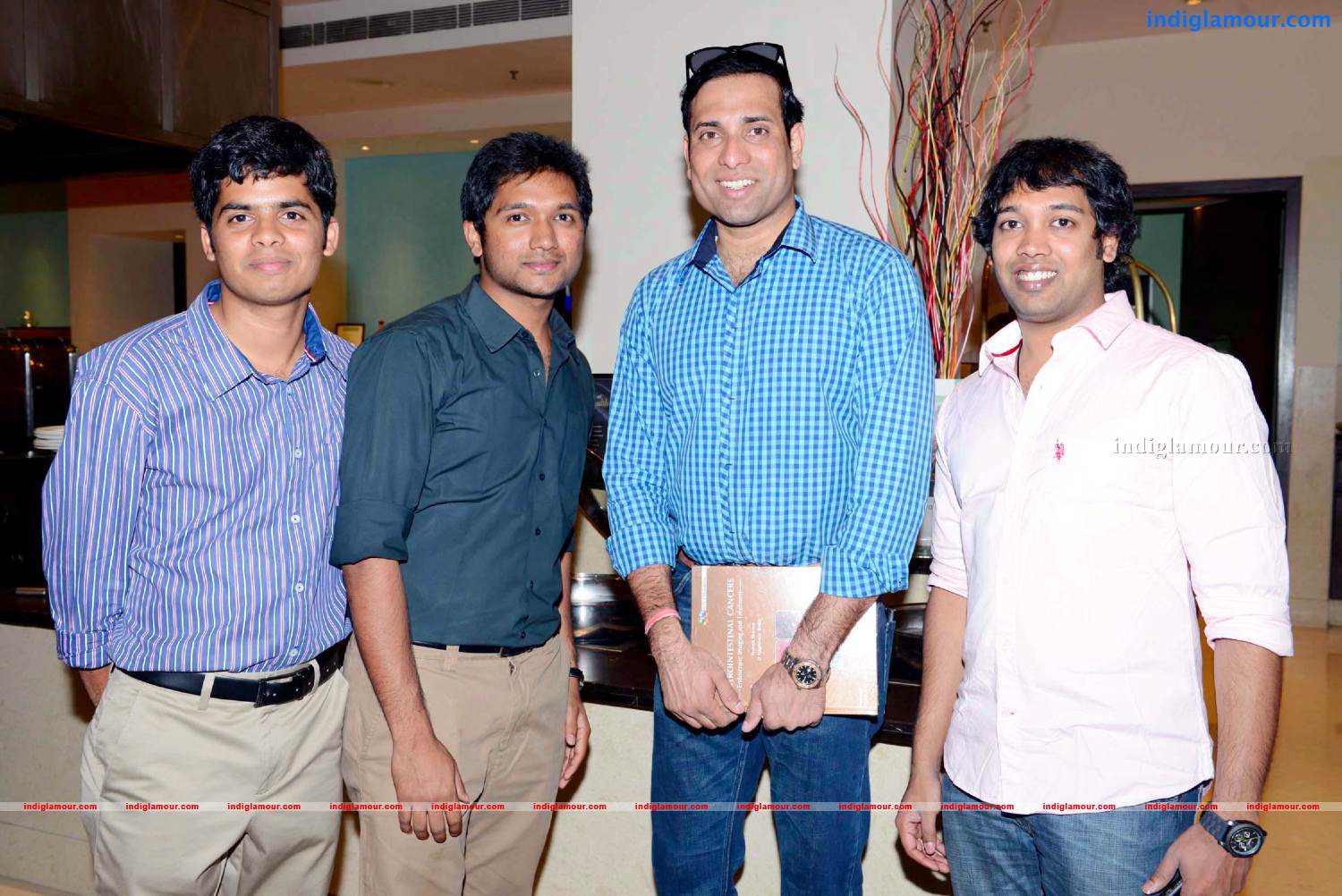 Telugu Warriors Team meet Mr.Sachin And Mr Laxman at ITC Kakatiya Event hd photo