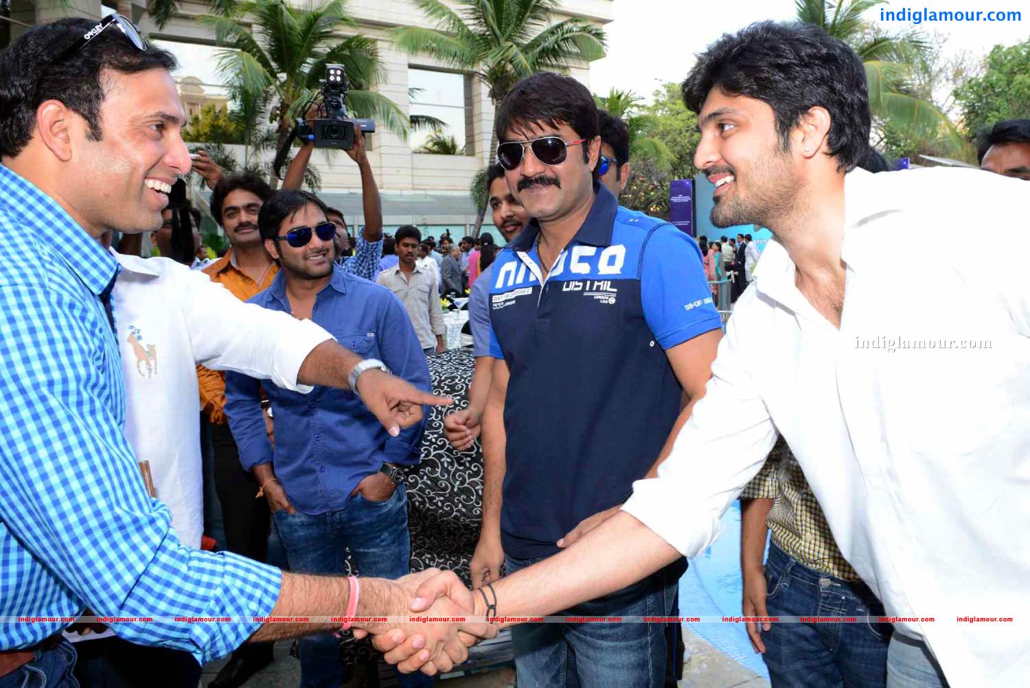 Telugu Warriors Team meet Mr.Sachin And Mr Laxman at ITC Kakatiya Event hd photo