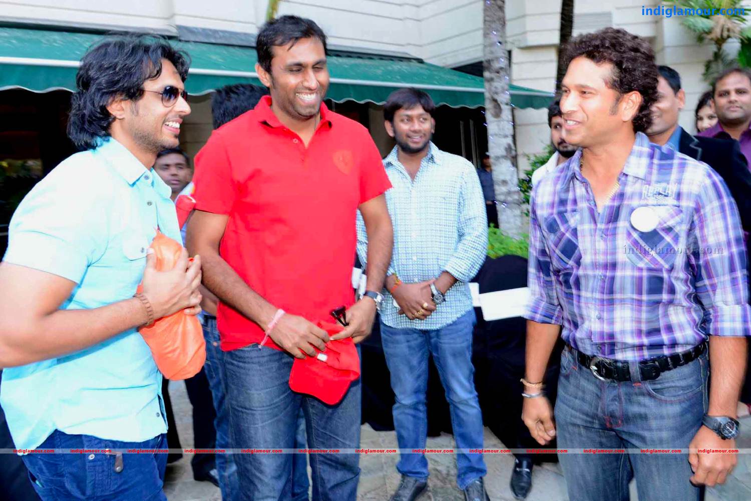 Telugu Warriors Team meet Mr.Sachin And Mr Laxman at ITC Kakatiya Event hd photo